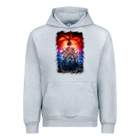 Heather Grey Things Eleven Days Stranger Urban Hoodie - maiPhamDesign