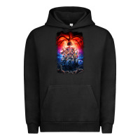 Pigment Black Things Eleven Days Stranger Urban Hoodie - maiPhamDesign