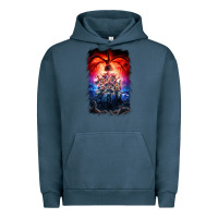 Pigment Midnight Navy Things Eleven Days Stranger Urban Hoodie - maiPhamDesign