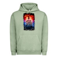 Pigment Oil Green Things Eleven Days Stranger Urban Hoodie - maiPhamDesign