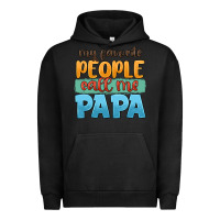 Pigment Black my favorite people call me papa Urban Hoodie - JahusDesignShop
