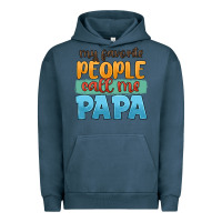Pigment Midnight Navy my favorite people call me papa Urban Hoodie - JahusDesignShop