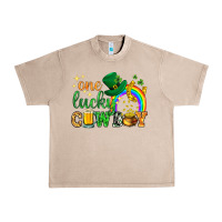 French Oak One lucky cowboy St. Patricks day Urban Heavy Tee - HowdyJamesFarm