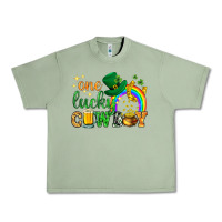 Oil Green One lucky cowboy St. Patricks day Urban Heavy Tee - HowdyJamesFarm