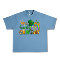 Pebble Blue One lucky cowboy St. Patricks day Urban Heavy Tee - HowdyJamesFarm
