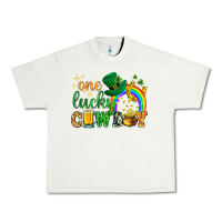 Pistachio One lucky cowboy St. Patricks day Urban Heavy Tee - HowdyJamesFarm