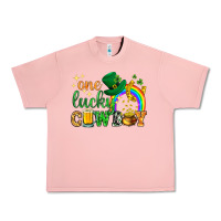 Salmon One lucky cowboy St. Patricks day Urban Heavy Tee - HowdyJamesFarm