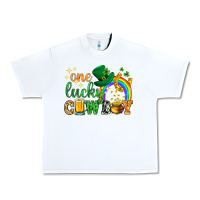 White One lucky cowboy St. Patricks day Urban Heavy Tee - HowdyJamesFarm