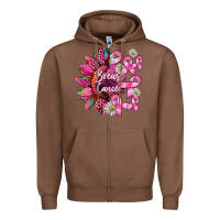 Chestnut breast cancer sunflower Zipper Hoodie - BarkalooDesign