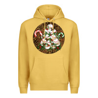 Antique Gold Merry Christmas Baseball Premium Hoodie - RanaPortraitStore