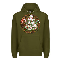 Army Green Merry Christmas Baseball Premium Hoodie - RanaPortraitStore
