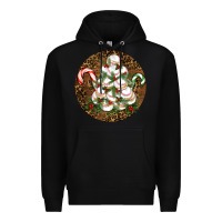 Black Merry Christmas Baseball Premium Hoodie - RanaPortraitStore