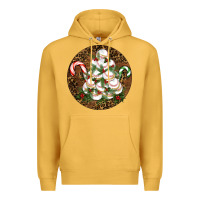 Mustard Merry Christmas Baseball Premium Hoodie - RanaPortraitStore