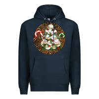 Navy Merry Christmas Baseball Premium Hoodie - RanaPortraitStore