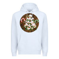 White Merry Christmas Baseball Premium Hoodie - RanaPortraitStore