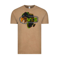 Vintage Coffee Power Black History Vintage Tee - HowdyJamesFarm