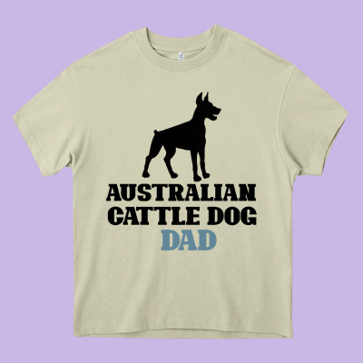 Australian Cattle Dog Heavy Core Tee Designed By Bettercallsaul