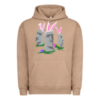 Pigment Burro easter island moai figures  cute travelers funny gift Urban Hoodie - maiPhamDesign