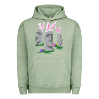 Pigment Oil Green easter island moai figures  cute travelers funny gift Urban Hoodie - maiPhamDesign