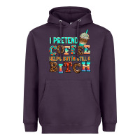 Plum ı pretend coffee helps but ı am still a bitch Heavyweight Hoodie - AdoDesignShop