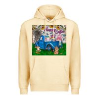 Pina Colada happy easter truck Premium Hoodie - CowhideDigitalArt