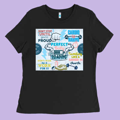 Perfect Body Loading Ladies Tee Designed By Tumblerdesignbyshophia