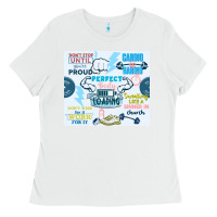 White perfect body loading Ladies Tee - TumblerDesignByShophia