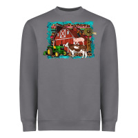 Storm farm life tractor cow pig rooster Heavyweight Sweatshirt - Artiststas