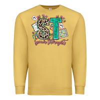 Antique Gold speech therapist Premium Sweatshirt - AdoDesignShop