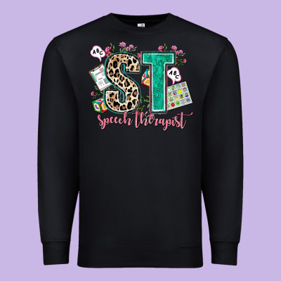 Speech Therapist Premium Sweatshirt Designed By Adodesignshop
