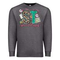 Charcoal Heather speech therapist Premium Sweatshirt - AdoDesignShop