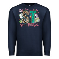 Navy speech therapist Premium Sweatshirt - AdoDesignShop