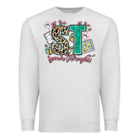 Oatmeal Heather speech therapist Premium Sweatshirt - AdoDesignShop