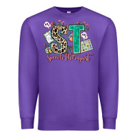 Purple speech therapist Premium Sweatshirt - AdoDesignShop