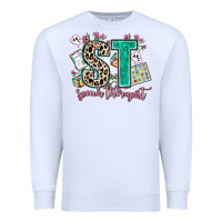 White speech therapist Premium Sweatshirt - AdoDesignShop