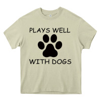 Mossy Plays Well With Dogs Heavy Core Tee - Bettercallsaul