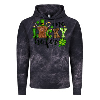 Cloud Black St. Patrick's Day One lucky Heifer Vintage Hoodie - OliviaCreatesArt
