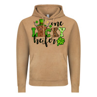 Vintage Camel St. Patrick's Day One lucky Heifer Vintage Hoodie - OliviaCreatesArt
