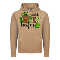 Vintage Coffee St. Patrick's Day One lucky Heifer Vintage Hoodie - OliviaCreatesArt