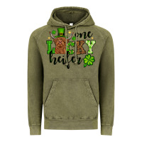 Vintage Olive St. Patrick's Day One lucky Heifer Vintage Hoodie - OliviaCreatesArt