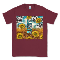 Burgundy aunt sunflower leopard glitter Classic Tee - TumblerDesignByShophia