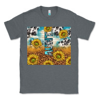 Charcoal Heather aunt sunflower leopard glitter Classic Tee - TumblerDesignByShophia