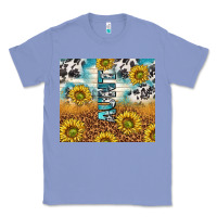 Colony Blue aunt sunflower leopard glitter Classic Tee - TumblerDesignByShophia