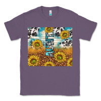 Lavender aunt sunflower leopard glitter Classic Tee - TumblerDesignByShophia