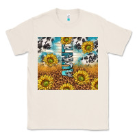Natural aunt sunflower leopard glitter Classic Tee - TumblerDesignByShophia
