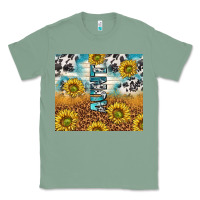 Sage aunt sunflower leopard glitter Classic Tee - TumblerDesignByShophia