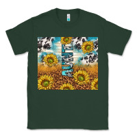 Sports Green aunt sunflower leopard glitter Classic Tee - TumblerDesignByShophia