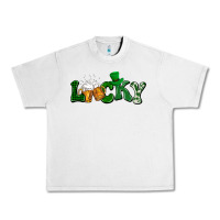 Lunar Rock Lucky with beer St. Patricks day Urban Heavy Tee - HowdyJamesFarm