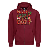 Burgundy warm and cozy Zipper Hoodie - BarkalooDesign