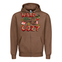 Chestnut warm and cozy Zipper Hoodie - BarkalooDesign